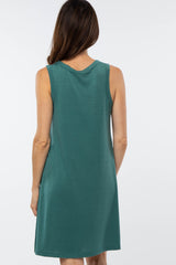 Teal Sleeveless Dress