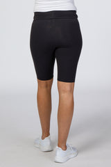 Charcoal Basic Maternity Bike Short