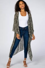 Olive Animal Print Maternity Cover Up