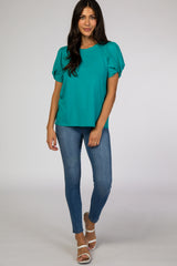 Jade Puff Sleeve Top