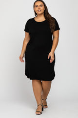 Black Basic Plus Dress