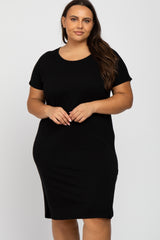 Black Basic Plus Dress