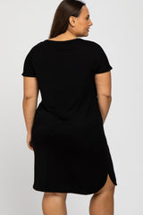 Black Basic Plus Dress