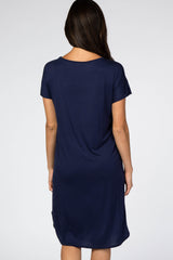 Navy Basic Dress