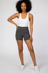 Heather Grey Bike Shorts