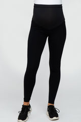 Black Maternity Active Leggings