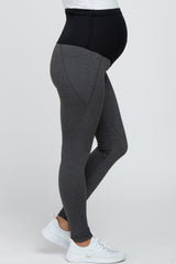 Black Maternity Active Leggings