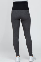 Black Maternity Active Leggings