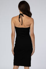 Black Halter Neck Dress