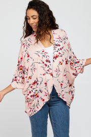 Light Pink Floral Cover Up