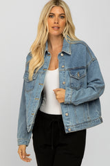 Blue Basic Denim Jacket