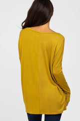 Yellow V-Neck Top