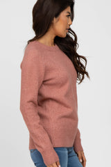 Mauve Soft Knit Sweater