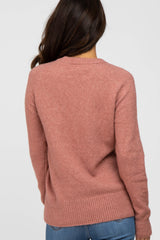 Mauve Soft Knit Sweater