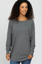 Heather Grey Soft Sweater