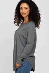 Heather Grey Soft Sweater