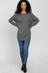 Heather Grey Soft Sweater