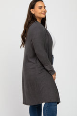 Charcoal Brushed Rib Plus Cover Up