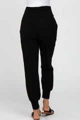 Black High Waisted Joggers