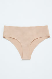 Beige Seamless Maternity Underwear