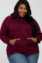 Burgundy Plus Hoodie