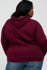 Burgundy Plus Hoodie