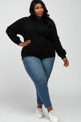 Black Plus Maternity Hoodie