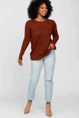 Rust Basic Sweater