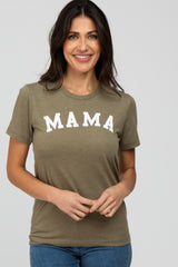 Olive Mama Short Sleeve Maternity Top