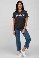 Charcoal Mama Short Sleeve Top