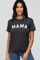 Charcoal Mama Short Sleeve Top