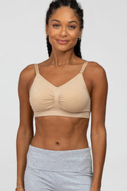 Beige Nursing Bra