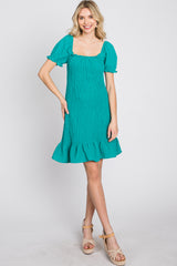 Jade Smocked Puff Sleeve Dress