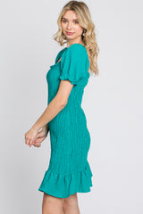 Jade Smocked Puff Sleeve Dress