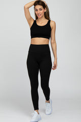 Black Basic Maternity Legging