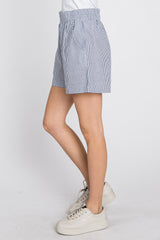 Charcoal Striped Shorts