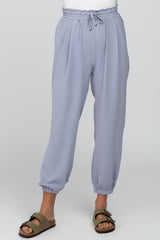 Periwinkle Drawstring Crop Pants