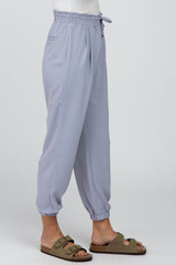 Periwinkle Drawstring Crop Pants