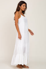 Ivory Tiered Maxi Dress