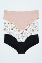 Multi-Color Floral Seamless Maternity Underwear Set