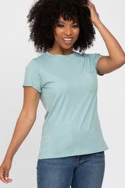 Mint Green Front Pocket Top