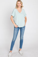 Mint V-Neck Tee