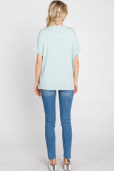 Mint V-Neck Tee