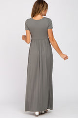 Olive Basic Maxi Dress