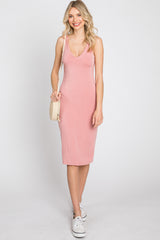 Pink Thin Strap Dress