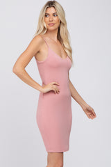 Pink Thin Strap Dress