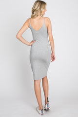 Heather Grey Thin Strap Dress