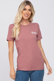 Mauve Mama Graphic Tee