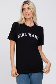 Black "GIRL MAMA" Graphic Tee