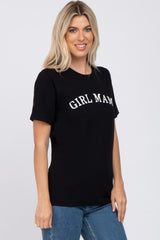 Black "GIRL MAMA" Graphic Tee